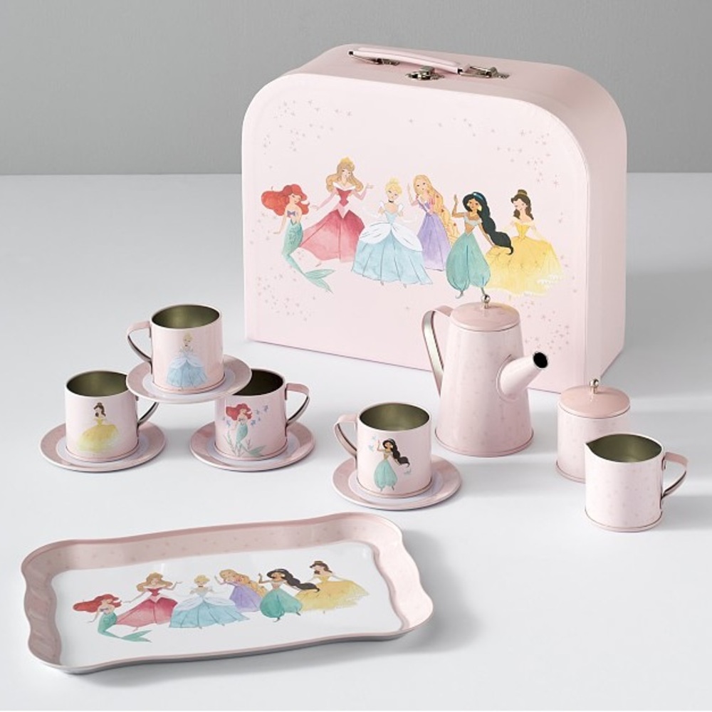 Pottery Barn Kids | Disney Princess Tea Set | 13 pcs
